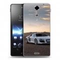 Дизайнерский пластиковый чехол для Sony Xperia TX Audi