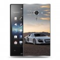 Дизайнерский пластиковый чехол для Sony Xperia acro S Audi