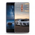 Дизайнерский пластиковый чехол для Nokia 8 Audi