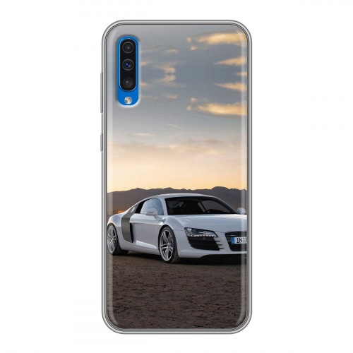 Дизайнерский силиконовый чехол для Samsung Galaxy A50 Audi