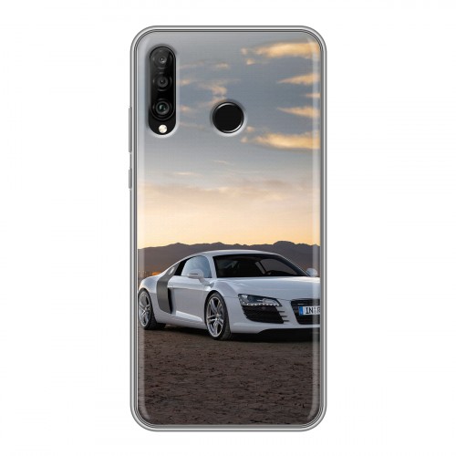 Дизайнерский силиконовый чехол для Huawei P30 Lite Audi