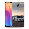 Дизайнерский силиконовый с усиленными углами чехол для Xiaomi RedMi 8A Audi