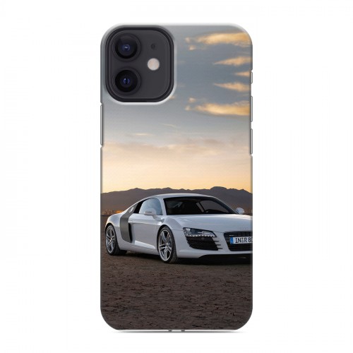 Дизайнерский силиконовый с усиленными углами чехол для Iphone 12 Mini Audi