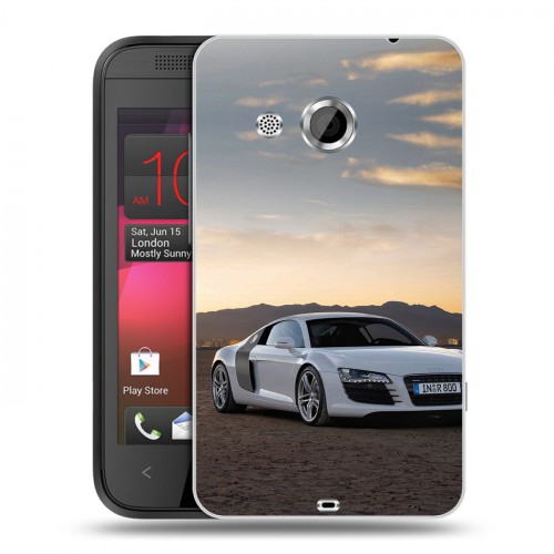 Дизайнерский пластиковый чехол для HTC Desire 200 Audi