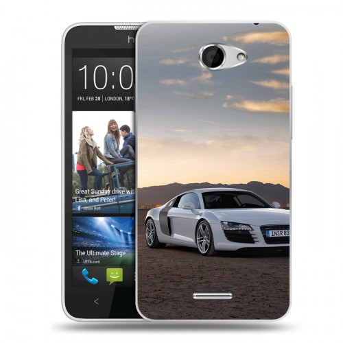 Дизайнерский пластиковый чехол для HTC Desire 516 Audi