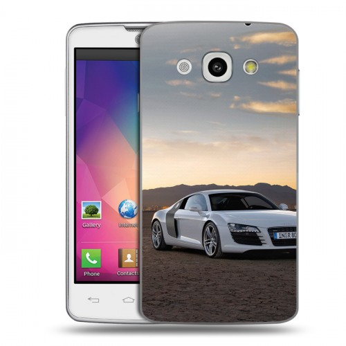 Дизайнерский пластиковый чехол для LG L60 Audi