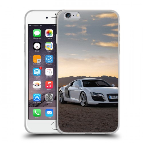 Дизайнерский силиконовый чехол для Iphone 6 Plus/6s Plus Audi