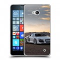 Дизайнерский пластиковый чехол для Microsoft Lumia 640 Audi