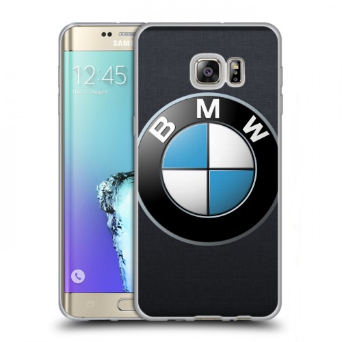 Дизайнерский пластиковый чехол для Samsung Galaxy S6 Edge Plus BMW
