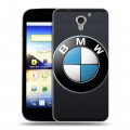 Дизайнерский пластиковый чехол для ZTE Blade A510 BMW