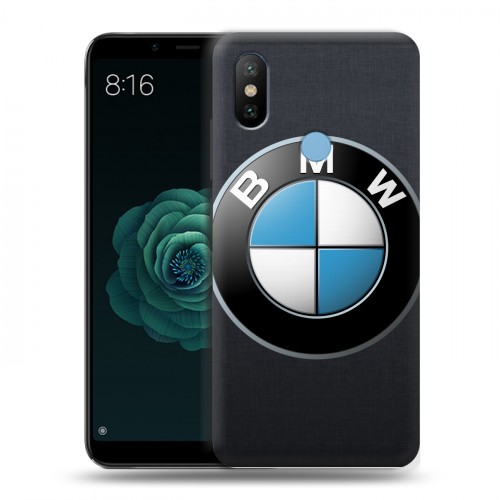 Дизайнерский силиконовый чехол для Xiaomi Mi A2 BMW