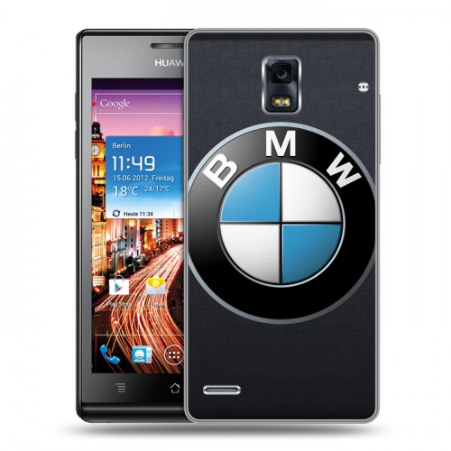 Дизайнерский пластиковый чехол для Huawei Ascend P1 BMW