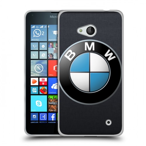 Дизайнерский пластиковый чехол для Microsoft Lumia 640 BMW