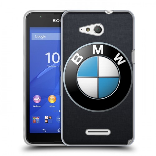 Дизайнерский пластиковый чехол для Sony Xperia E4g BMW