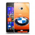 Дизайнерский пластиковый чехол для Microsoft Lumia 540 BMW