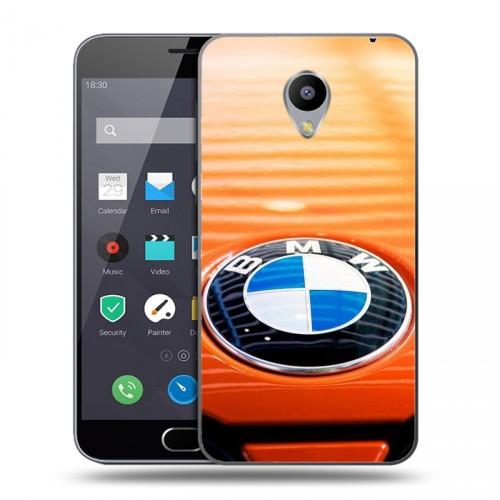 Дизайнерский пластиковый чехол для Meizu M2 Note BMW