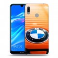 Дизайнерский пластиковый чехол для Huawei Y6 (2019) BMW