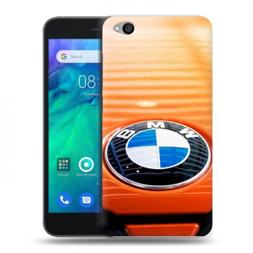 Дизайнерский пластиковый чехол для Xiaomi RedMi Go BMW