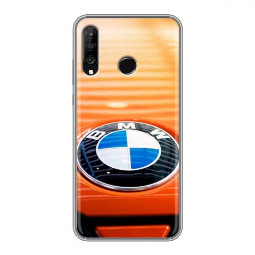 Дизайнерский силиконовый чехол для Huawei P30 Lite BMW