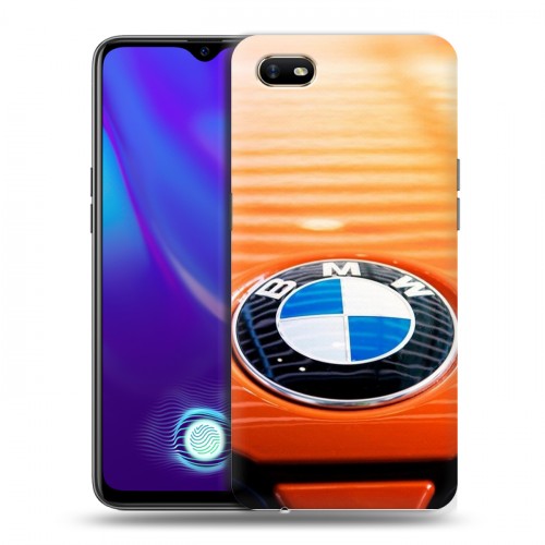 Дизайнерский силиконовый с усиленными углами чехол для OPPO A1k BMW