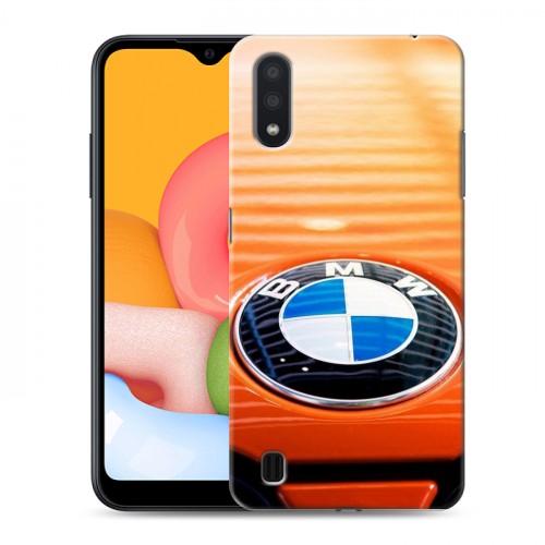 Дизайнерский силиконовый чехол для Samsung Galaxy M01 BMW