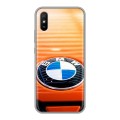 Дизайнерский силиконовый с усиленными углами чехол для Xiaomi RedMi 9A BMW