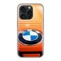 Дизайнерский силиконовый чехол для Iphone 15 Pro BMW