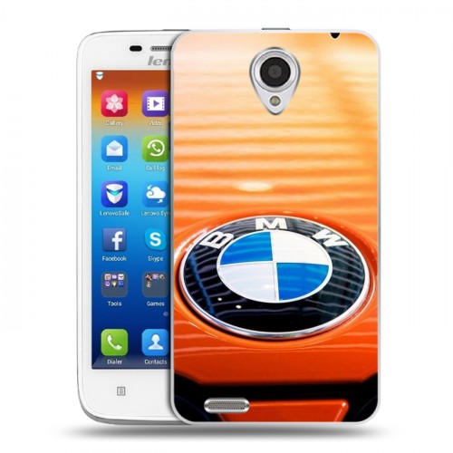 Дизайнерский пластиковый чехол для Lenovo S650 Ideaphone BMW