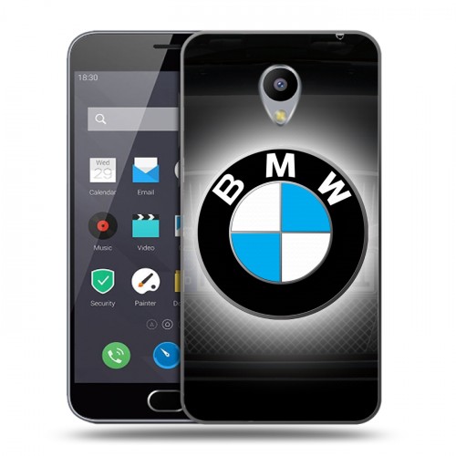 Дизайнерский пластиковый чехол для Meizu M2 Note BMW