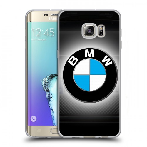 Дизайнерский пластиковый чехол для Samsung Galaxy S6 Edge Plus BMW