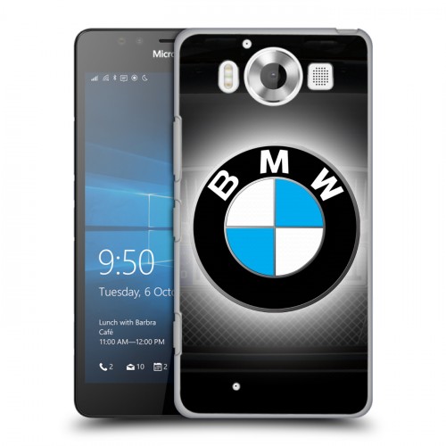 Дизайнерский пластиковый чехол для Microsoft Lumia 950 BMW