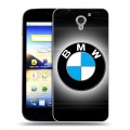 Дизайнерский пластиковый чехол для ZTE Blade A510 BMW