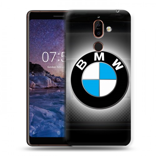 Дизайнерский пластиковый чехол для Nokia 7 Plus BMW