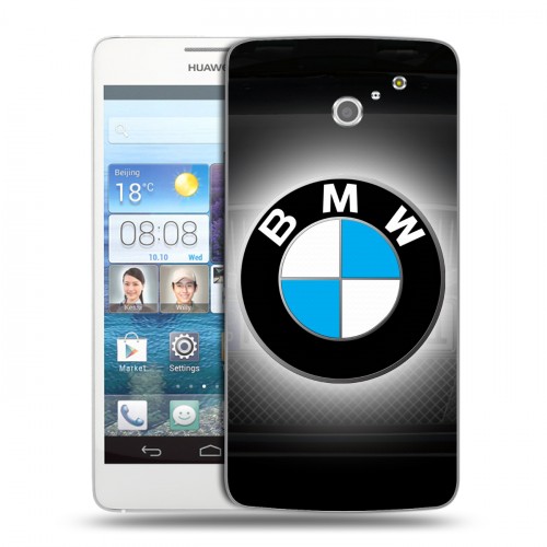 Дизайнерский пластиковый чехол для Huawei Ascend D2 BMW