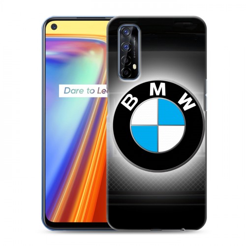 Дизайнерский силиконовый с усиленными углами чехол для Realme 7 BMW