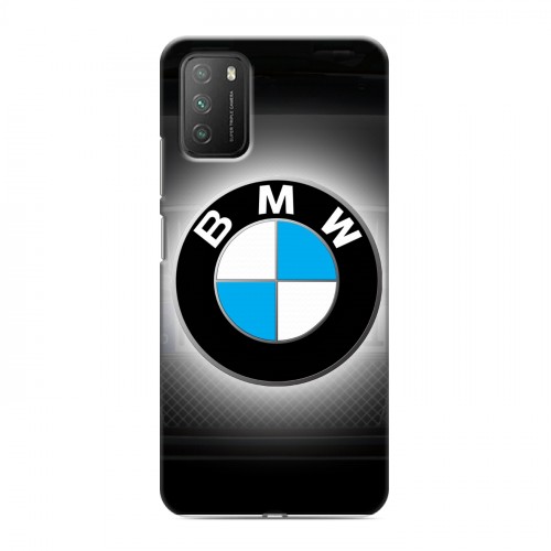 Дизайнерский пластиковый чехол для Xiaomi Poco M3 BMW