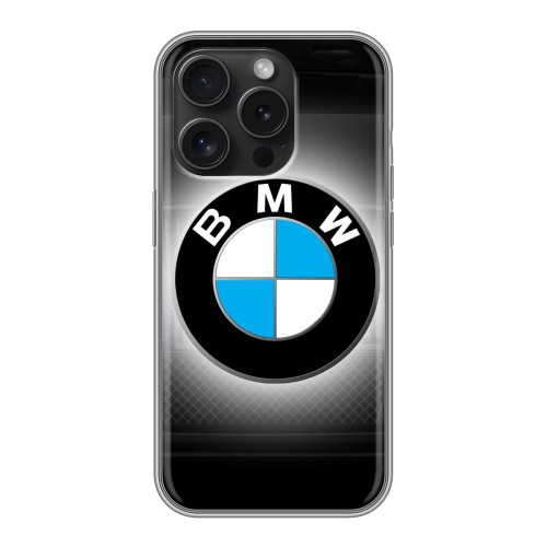 Дизайнерский силиконовый чехол для Iphone 15 Pro BMW