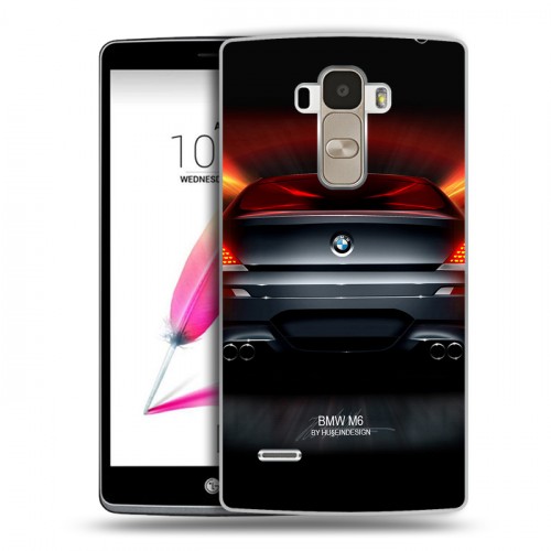 Дизайнерский силиконовый чехол для LG G4 Stylus BMW