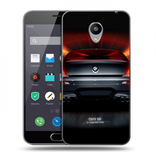 Дизайнерский пластиковый чехол для Meizu M2 Note BMW