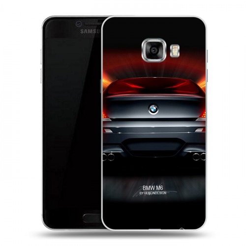 Дизайнерский пластиковый чехол для Samsung Galaxy C5 BMW