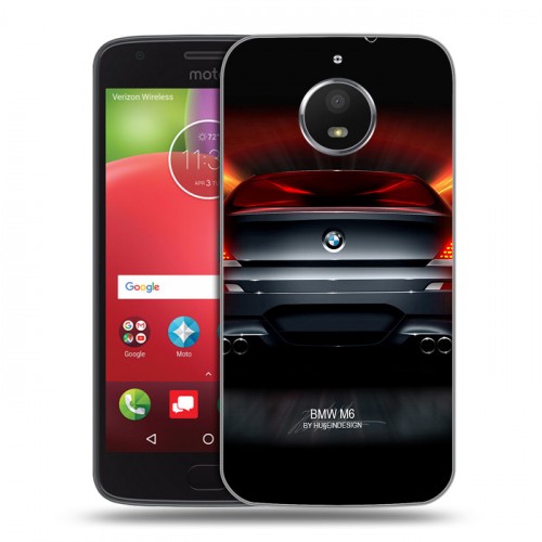 Дизайнерский пластиковый чехол для Motorola Moto E4 Plus BMW