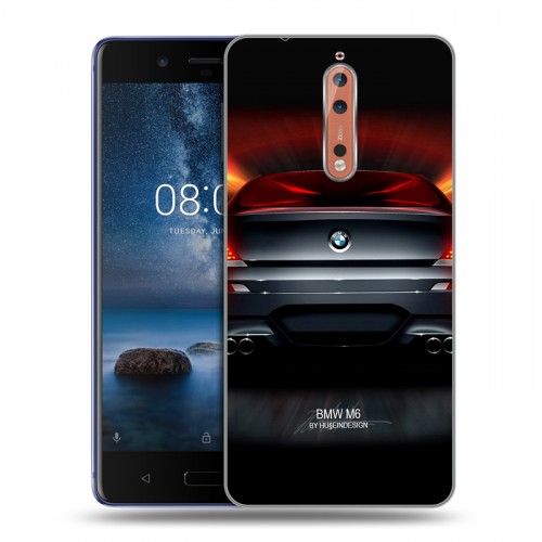 Дизайнерский пластиковый чехол для Nokia 8 BMW