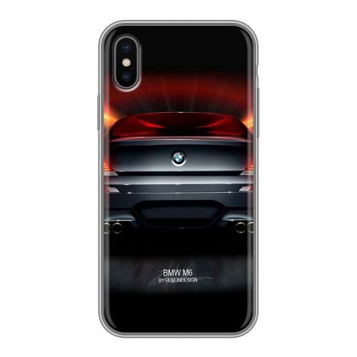 Дизайнерский силиконовый чехол для Iphone x10 BMW