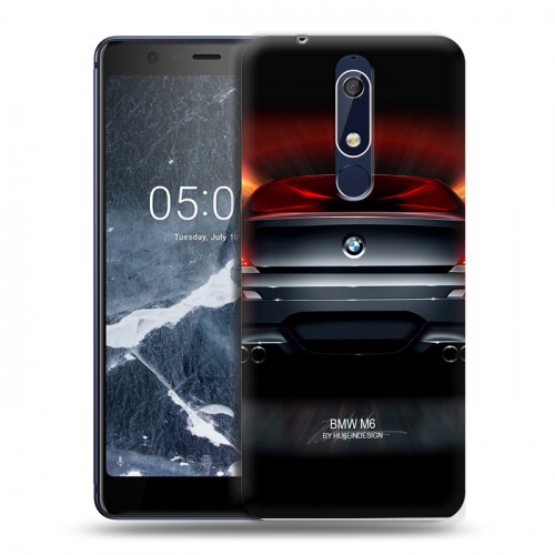 Дизайнерский пластиковый чехол для Nokia 5.1 BMW