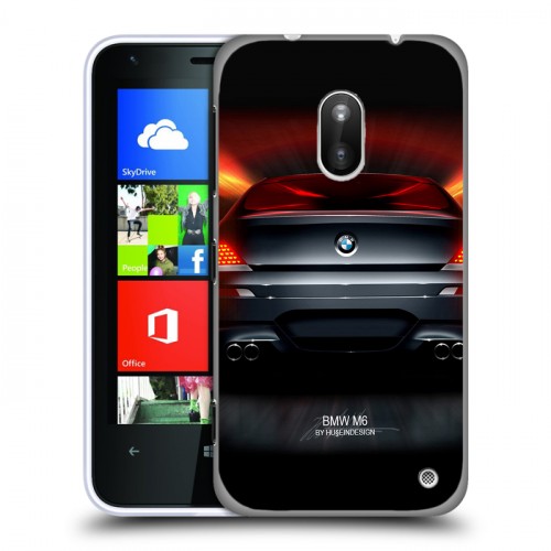 Дизайнерский пластиковый чехол для Nokia Lumia 620 BMW