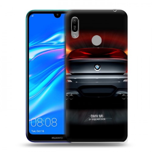 Дизайнерский пластиковый чехол для Huawei Y6 (2019) BMW