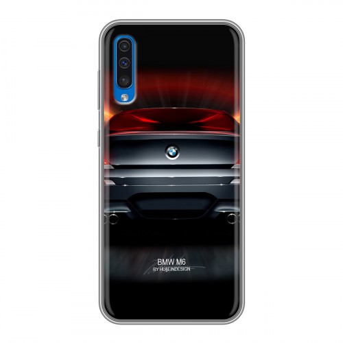 Дизайнерский силиконовый чехол для Samsung Galaxy A50 BMW