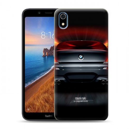 Дизайнерский силиконовый чехол для Xiaomi RedMi 7A BMW