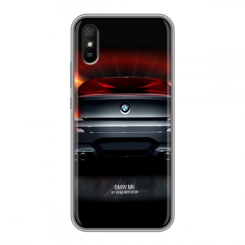 Дизайнерский силиконовый чехол для Xiaomi RedMi 9A BMW