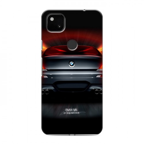 Дизайнерский пластиковый чехол для Google Pixel 4a BMW